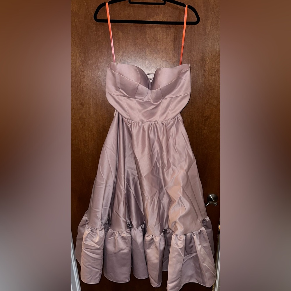 Milla Strapless Puffy Midi Dress ~Size XL